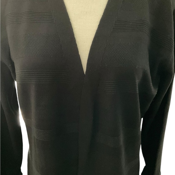 STITCHCOUNT Women’s Sweater Navy Rayon Polyester Long Sleeve Size Small  NWOT - Picture 2 of 5